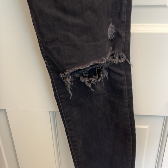 EUC Mother black skinny cropped skinny jeans 25 - Picture 4 of 16